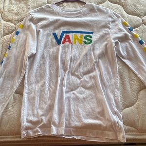White vans long sleeve shirt